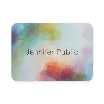 Custom Modern Abstract Art Elegant Template