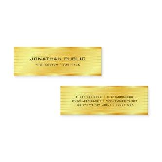 Custom Modern Elegant Gold Look Premium Silk Mini