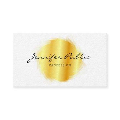 Custom Modern Elegant Handwritten Gold Template