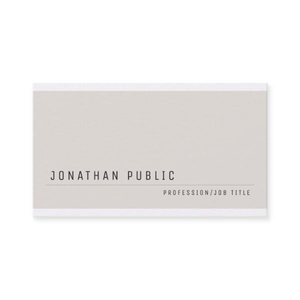 Custom Modern Elegant Minimalist Template