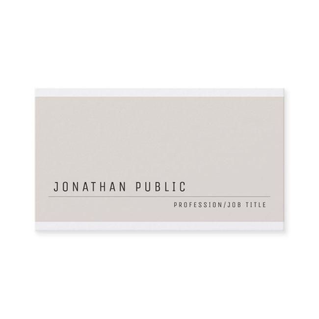 Custom Modern Elegant Minimalist Template