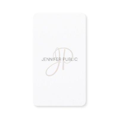 Custom Modern Elegant Monogram Design Template