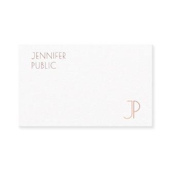 Custom Modern Elegant Monogrammed Template