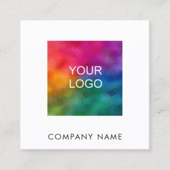 Custom Modern Elegant Professional Company Logo Square