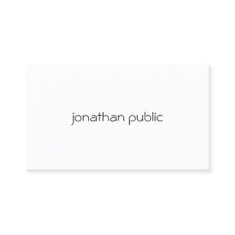 Custom Modern Elegant Simple Professional Template