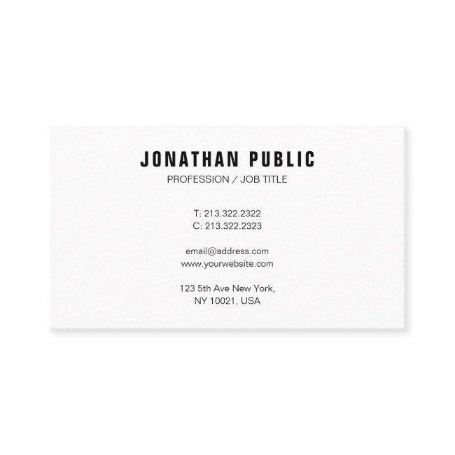 Custom Modern Elegant Template Minimalist