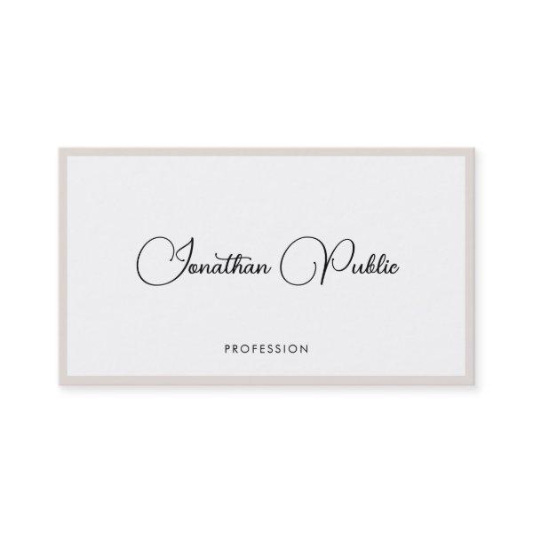 Custom Modern Elegant Typography Minimalist