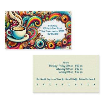 Custom Modern Hip Style Coffee Shop & Punch