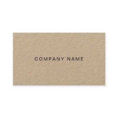 Custom Modern Minimalist Company Plain Luxury
