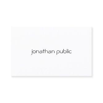 Custom Modern Minimalist Elegant Professional Cool