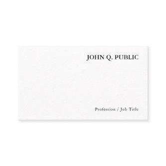 Custom Modern Minimalist Elegant Template