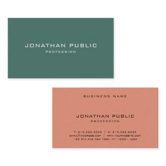 Custom Modern Minimalist Elegant Template Simple