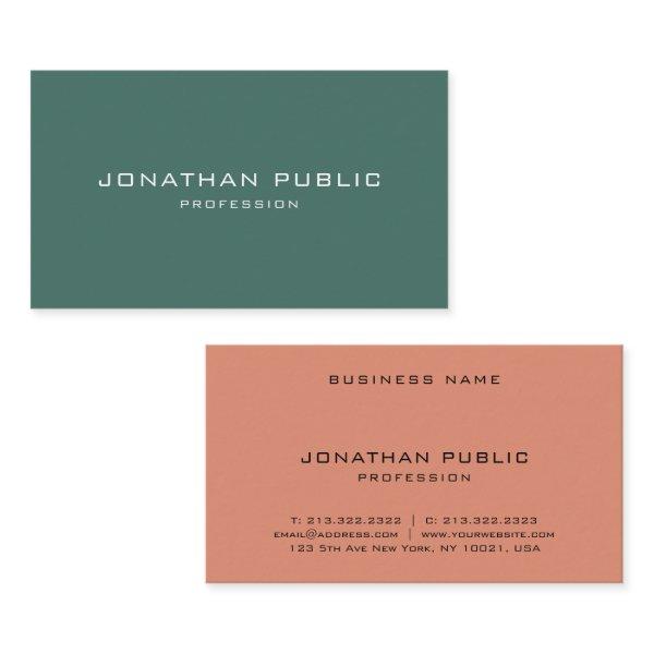 Custom Modern Minimalist Elegant Template Simple
