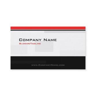 Custom Modern Monogram Black & Red