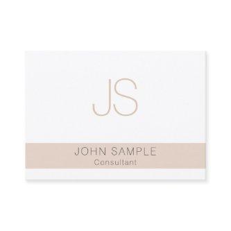 Custom Modern Professional Elegant Colors Monogram