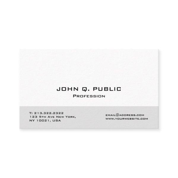 Custom Modern Professional Elegant Template