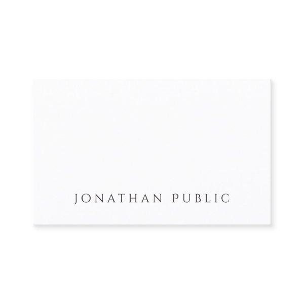 Custom Modern Simple Elegant Trendy Template
