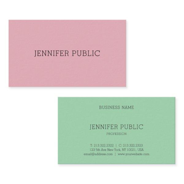 Custom Modern Simple Template Professional Elegant