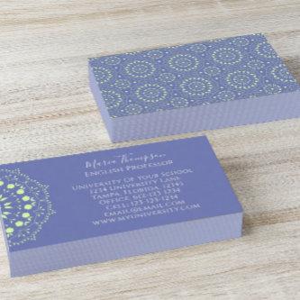 Custom Modern Stylish Purple Green Chic Simple