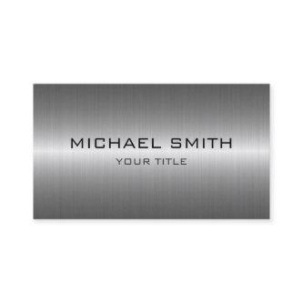 Custom Monogram Silver Stainless Steel Metal