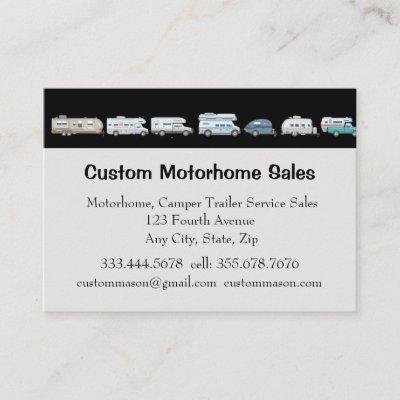 Custom Motorhomes Camper Trailers Sales Service