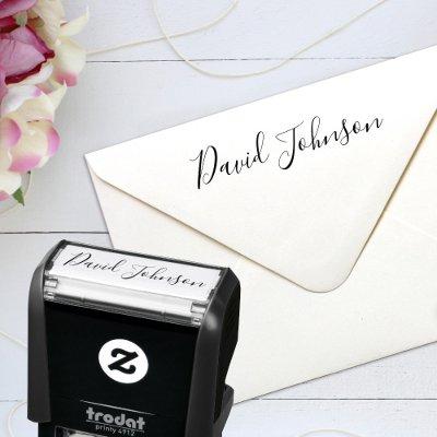 Custom Name Signature Personalized Self-inking Stamp