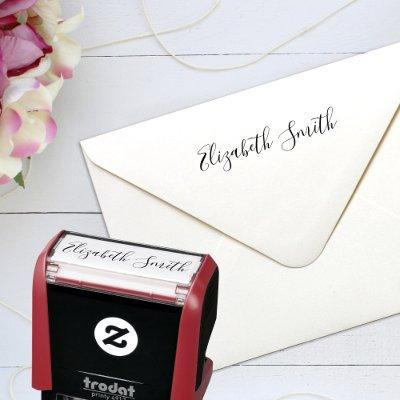 Custom Name Signature Self-inking Stamp