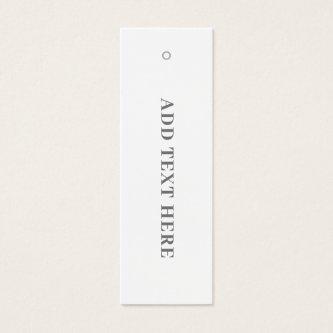 Custom Name Simple Chic Clothes Hang Tag