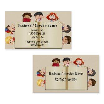 Custom Name Speech Therapy Kids Cartoon Business C