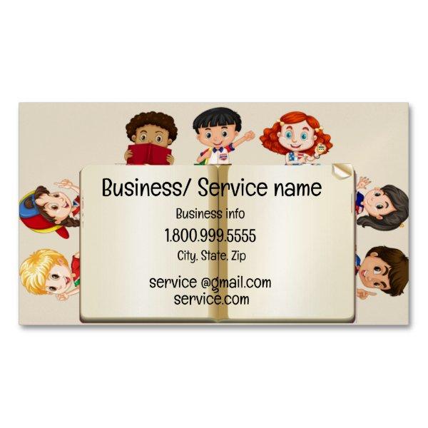 Custom Name Speech Therapy Kids Cartoon   Magnet