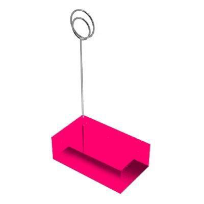 Custom Neon Pink Table Card Holder – Events