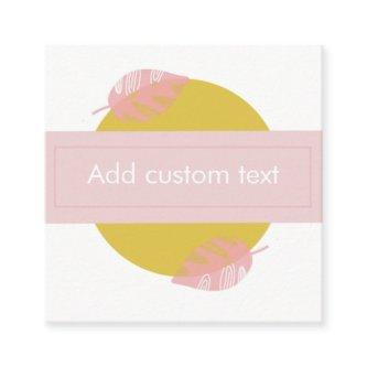 Custom original pink modern simple