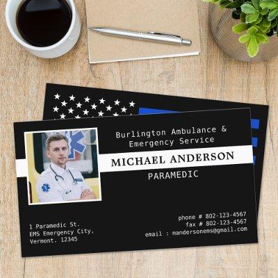 Custom Paramedic EMS Emergency Technician Photo