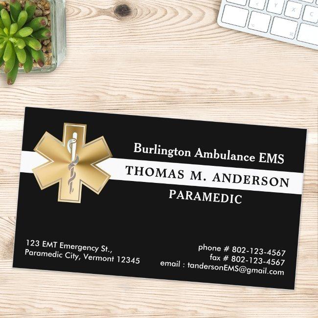 Custom Paramedic EMS EMT Ambulance Emergency