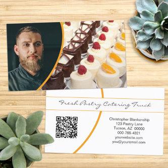 Custom Pastry Photo Your Photo with QR Code