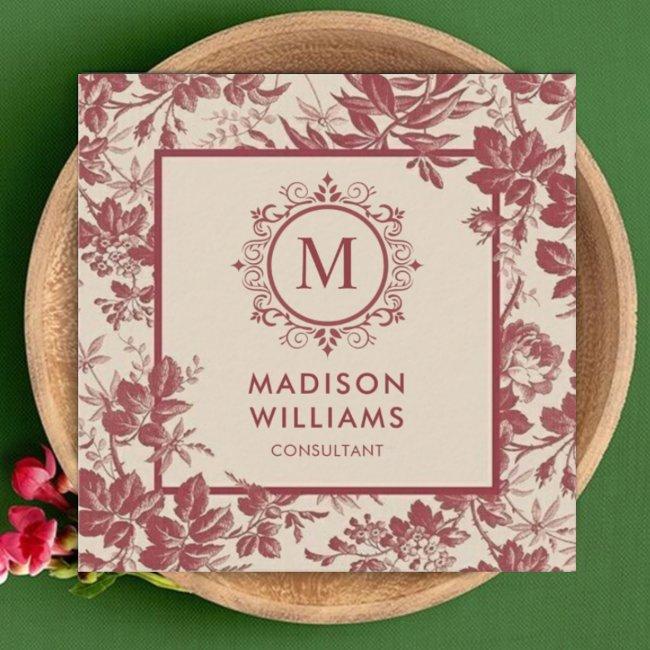 Custom Peach Pink Red Maroon Square Professional Square
