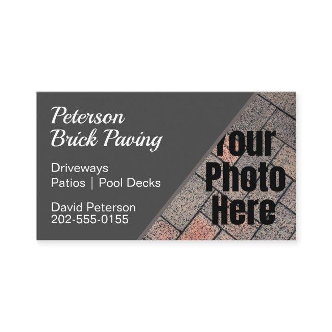 Custom Photo Brick Paving Driveway Construction