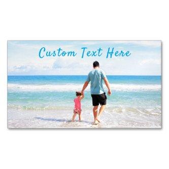 Custom Photo Text  Magnet Your Photos