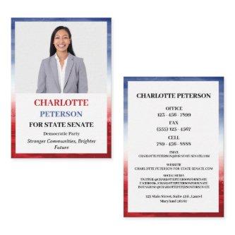 Custom Photo Unique Political Campaign Politician