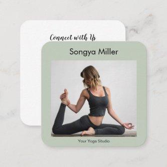 custom Photo Yoga Instructor Massage Therapy Square