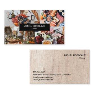 Custom Photos Rustic Food Catering Business