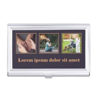 Custom Photos & Tagline Elderly Care   Case