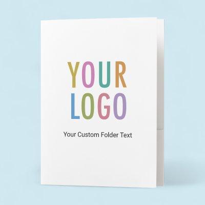 Custom Pocket Folders Logo  Slot 9x12