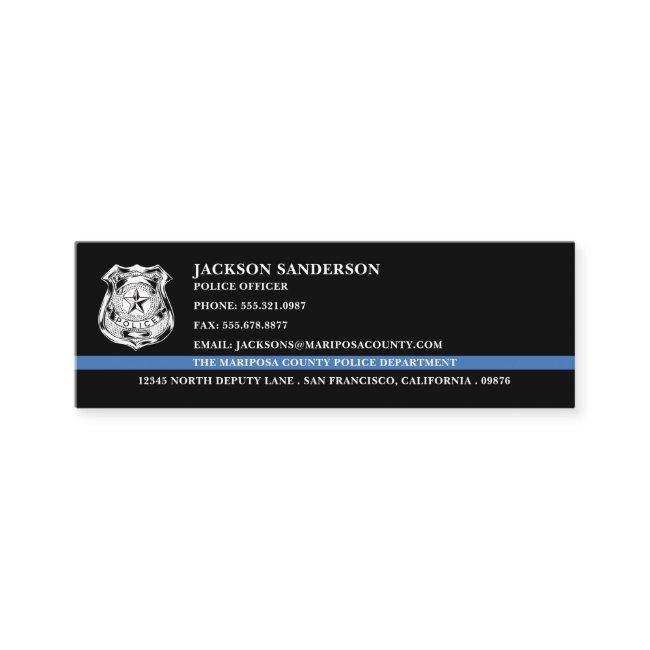 Custom Police Department Law Enforcement Logo Mini