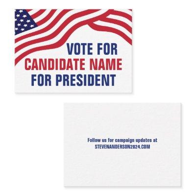 Custom Political Candidate 2024 Election Campaign