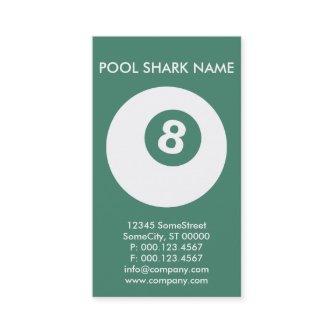 custom POOL SHARK card
