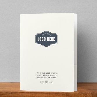 Custom Presentation Folder Business Logo Card Slot