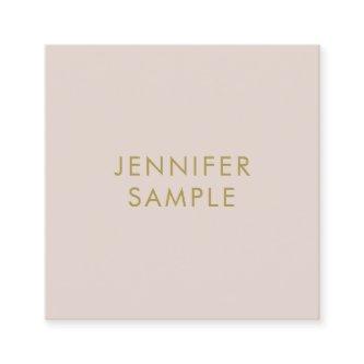 Custom Professional Elegant Simple Template Square