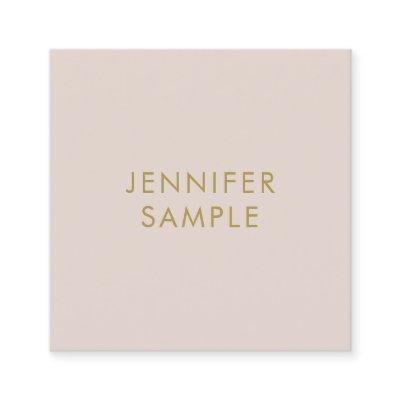 Custom Professional Elegant Simple Template Square