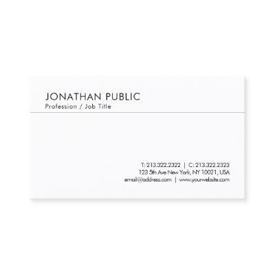 Custom Professional Modern Minimalist Template